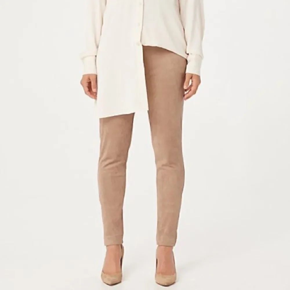 GRAVER Susan Graver Faux Suede Leggings